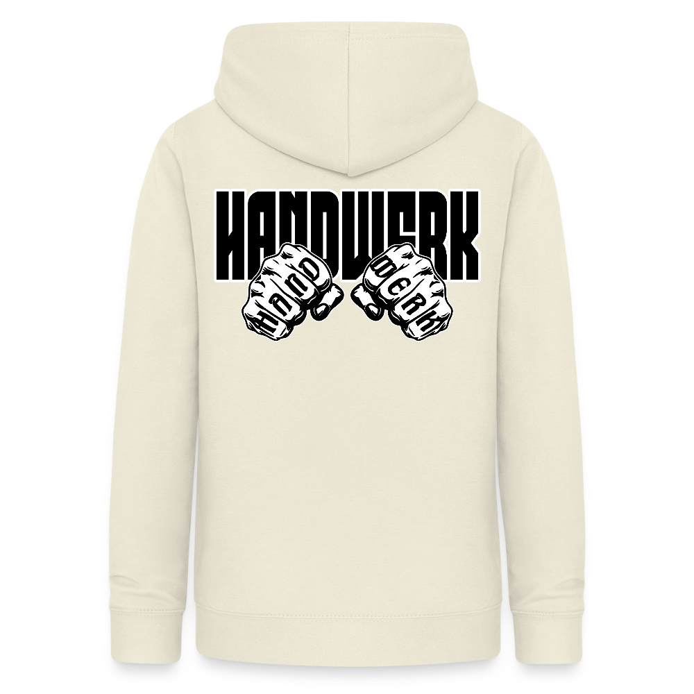Frauen Hoodie "Handwerk" (beidseitig beruckt) Vanille-Milchshake Frauen Hoodie