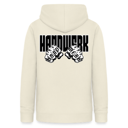 Frauen Hoodie "Handwerk" (beidseitig beruckt) Vanille-Milchshake Frauen Hoodie