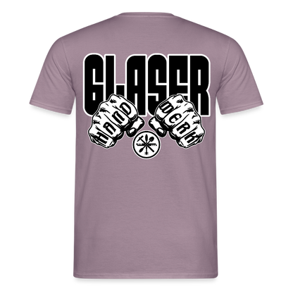 Unisex T-Shirt "Glaser" Lilagrau Männer T-Shirt