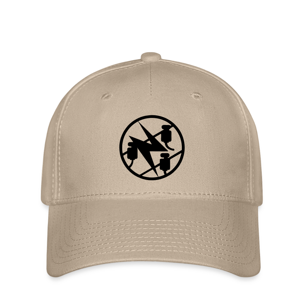 Flexfit Cap "Elektriker" Khaki Flexfit Cap
