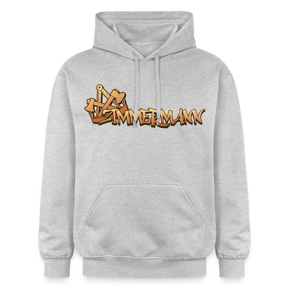 Gildan Unisex Softstyle® "Zimmermann" Hellgrau meliert Gildan Unisex Softstyle® Midweight Hoodie