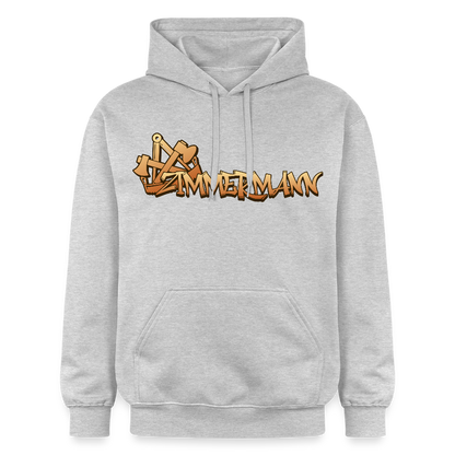 Gildan Unisex Softstyle® "Zimmermann" Hellgrau meliert Gildan Unisex Softstyle® Midweight Hoodie