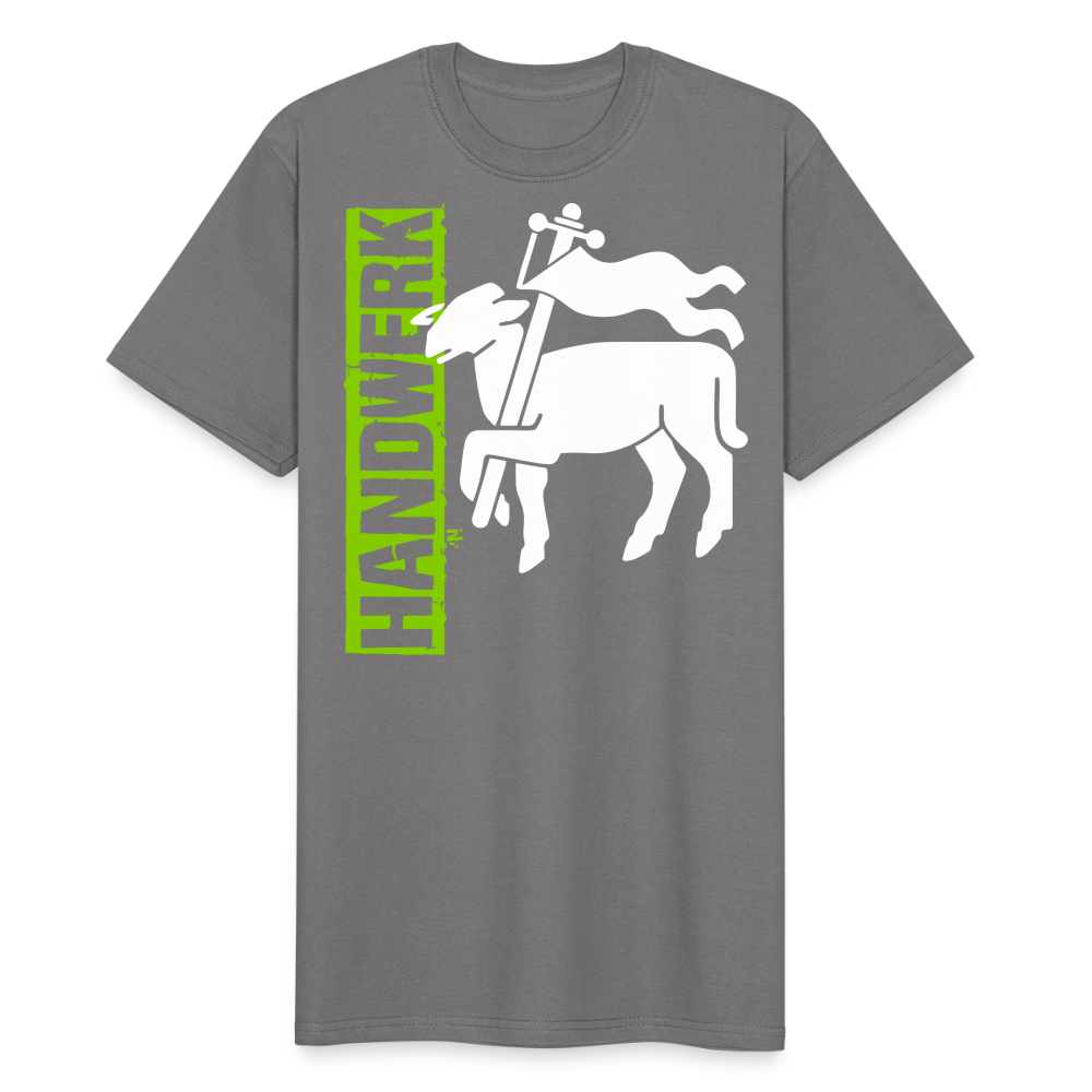 Unisex Workwear T-Shirt "Fleischer" Grau Männer Workwear T-Shirt