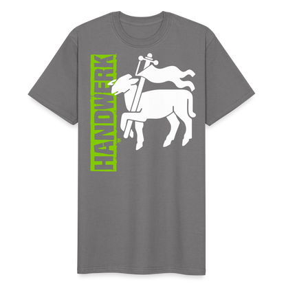 Unisex Workwear T-Shirt "Fleischer" Grau Männer Workwear T-Shirt