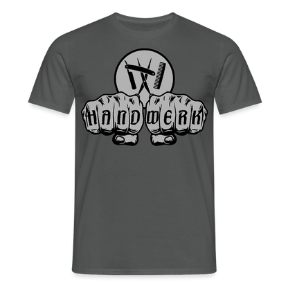 Unisex T-Shirt "Friseur" Anthrazit Männer T-Shirt