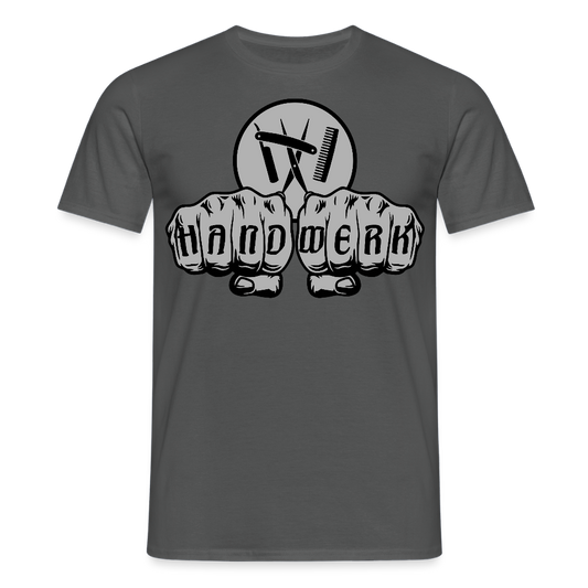 Unisex T-Shirt "Friseur" Anthrazit Männer T-Shirt