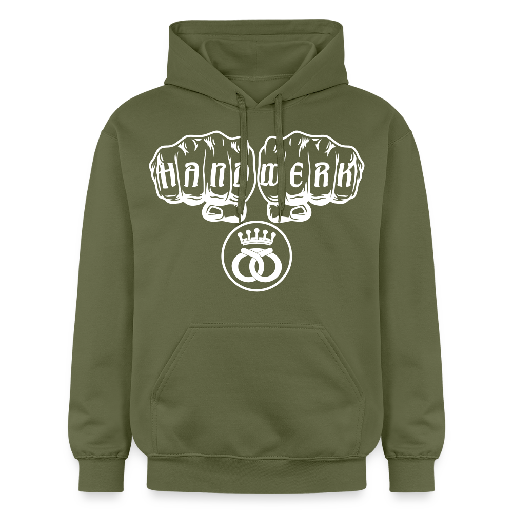 Gildan Unisex Softstyle® "Bäcker" Militärgrün Gildan Unisex Softstyle® Midweight Hoodie