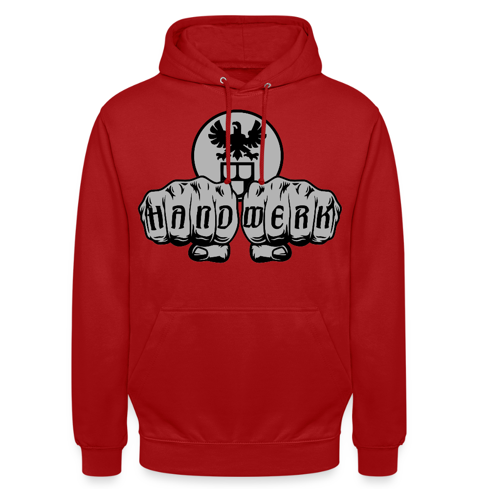Unisex Hoodie "Maler" Rot Unisex Hoodie