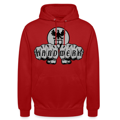 Unisex Hoodie "Maler" Rot Unisex Hoodie
