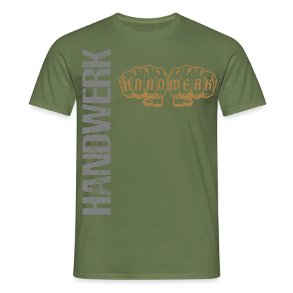 Unisex T-Shirt "Handwerk24" Militärgrün Männer T-Shirt