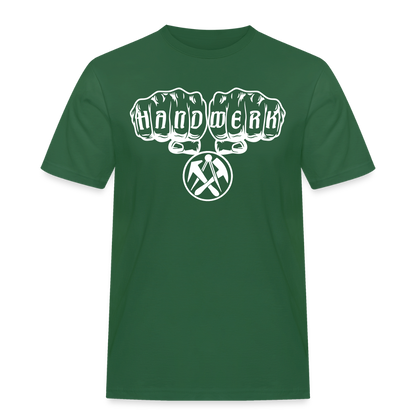 Männer Workwear T-Shirt "Dachdecker" Flaschengrün Männer Workwear T-Shirt