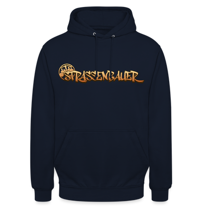Unisex Hoodie "Strassenbauer" Navy Unisex Hoodie