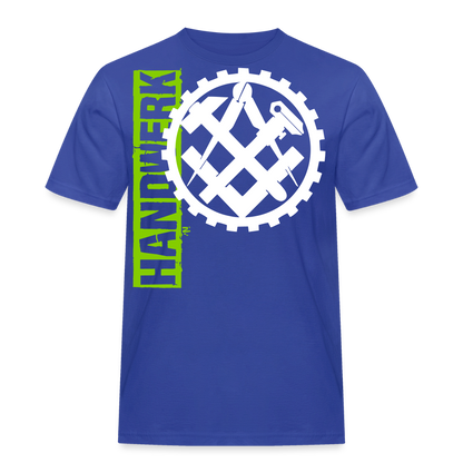 Unisex Workwear T-Shirt "Mechaniker" Royalblau Männer Workwear T-Shirt