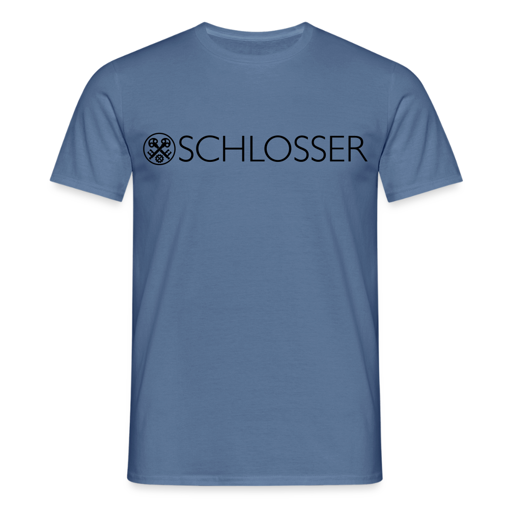 Unisex T-Shirt "Schlosser" - Taubenblau 