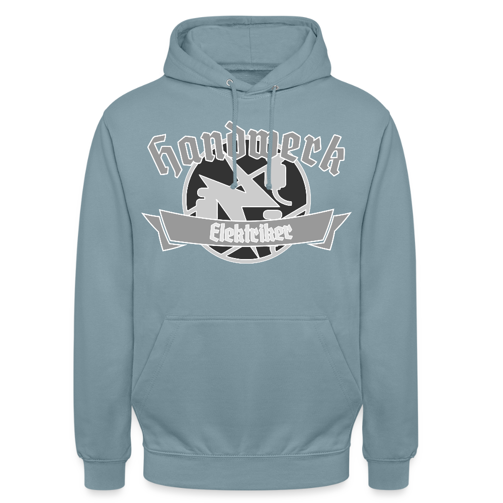 Unisex Hoodie "Elektriker" Nebelblau Unisex Hoodie