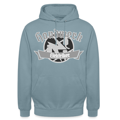Unisex Hoodie "Elektriker" Nebelblau Unisex Hoodie