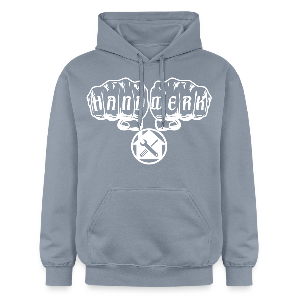 Gildan Unisex Softstyle® "Hausmeister" Blau Gildan Unisex Softstyle® Midweight Hoodie