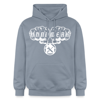 Gildan Unisex Softstyle® "Hausmeister" Blau Gildan Unisex Softstyle® Midweight Hoodie