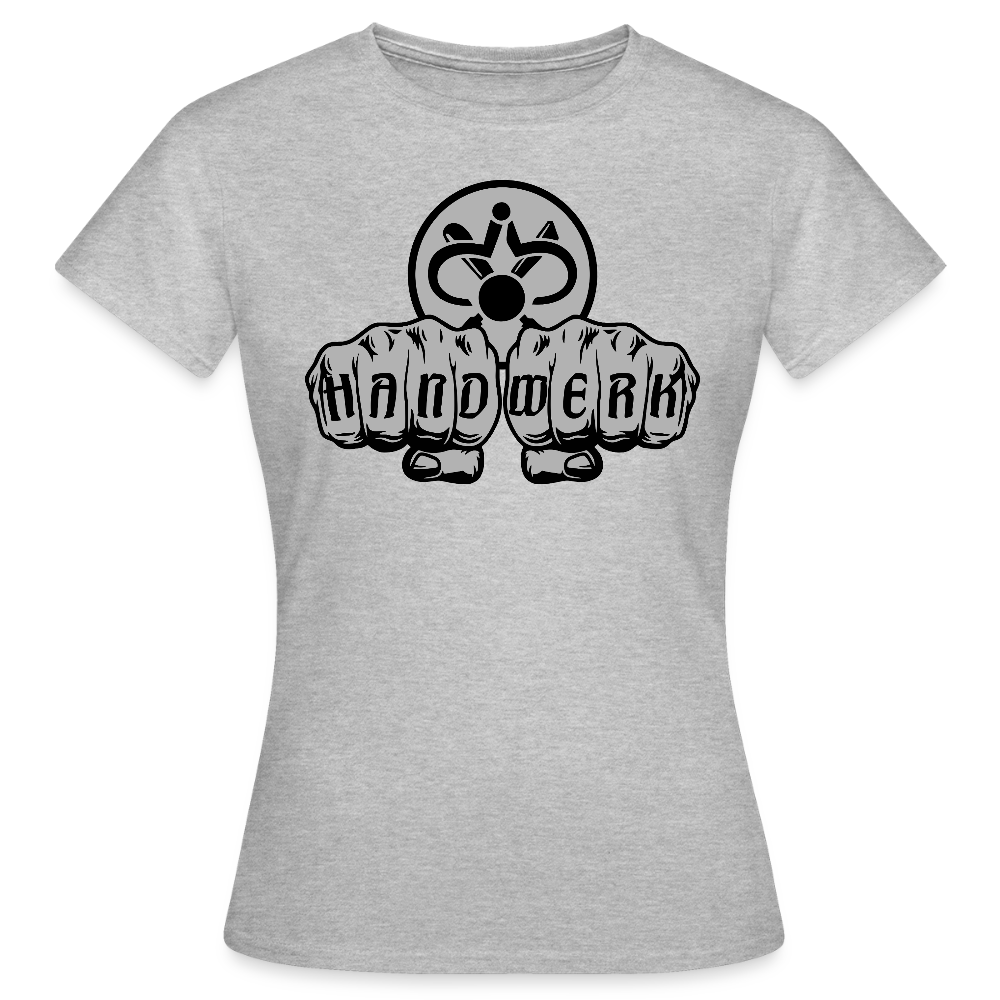 Frauen T-Shirt "Drechsler" Grau meliert Frauen T-Shirt