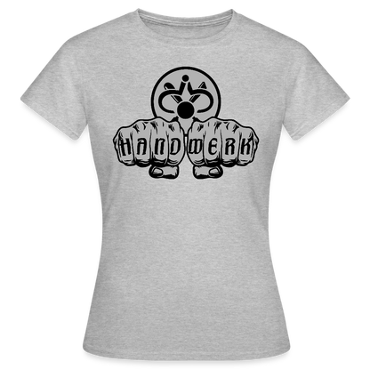 Frauen T-Shirt "Drechsler" Grau meliert Frauen T-Shirt