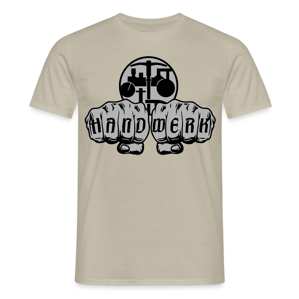Unisex T-Shirt "Strassenbauer" Sandbeige Männer T-Shirt