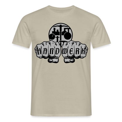 Unisex T-Shirt "Strassenbauer" Sandbeige Männer T-Shirt