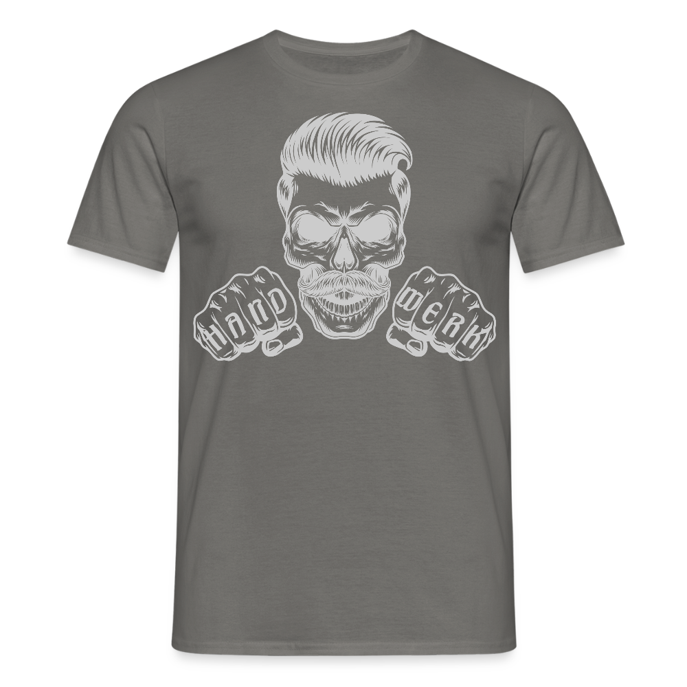 Unisex T-Shirt "Skull-Handwerk" Graphit Männer T-Shirt
