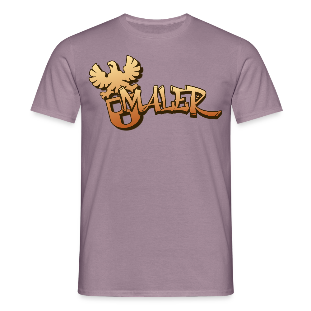 Unisex T-Shirt "Maler" Lilagrau Männer T-Shirt