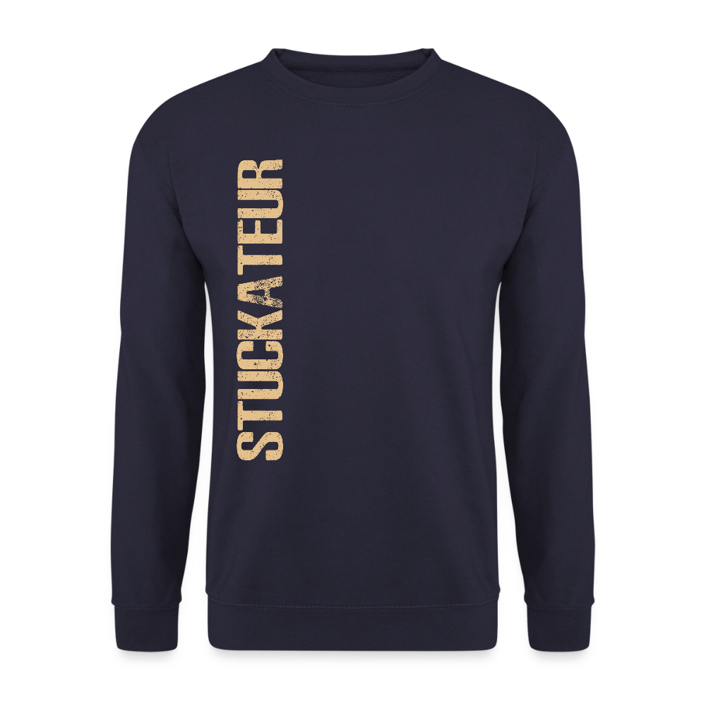 Unisex Pullover "Stuckateur" Navy Unisex Pullover