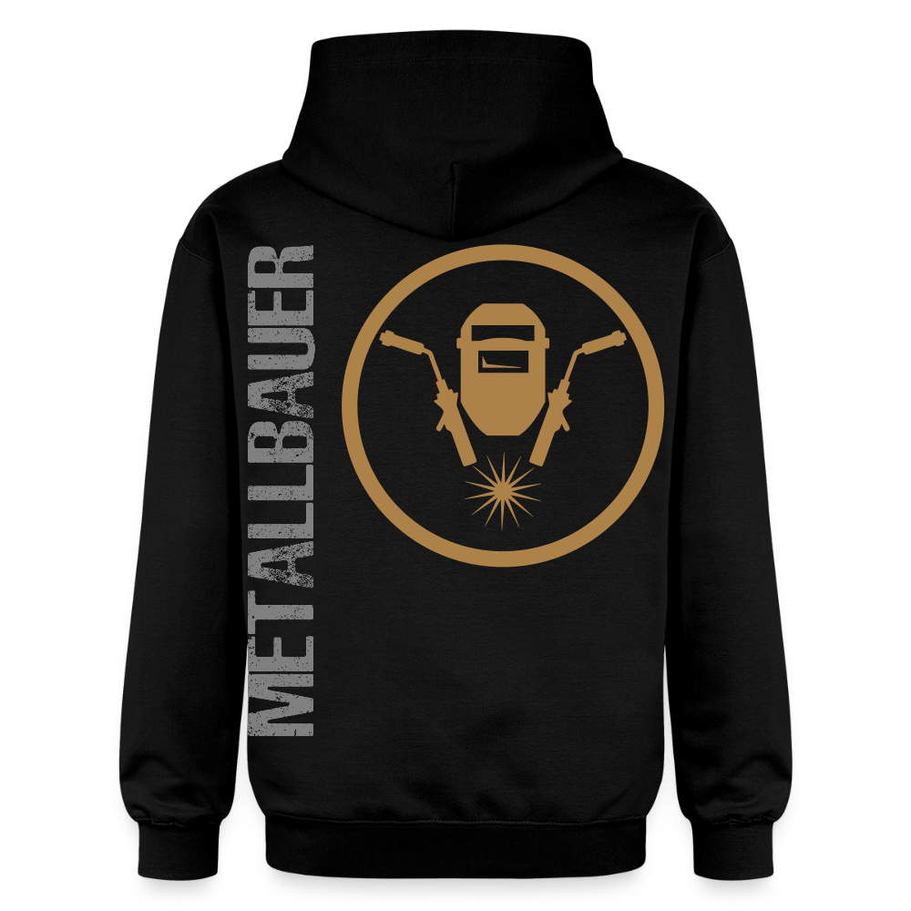 Gildan Unisex Softstyle® "Metallbauer" Schwarz Gildan Unisex Softstyle® Midweight Hoodie