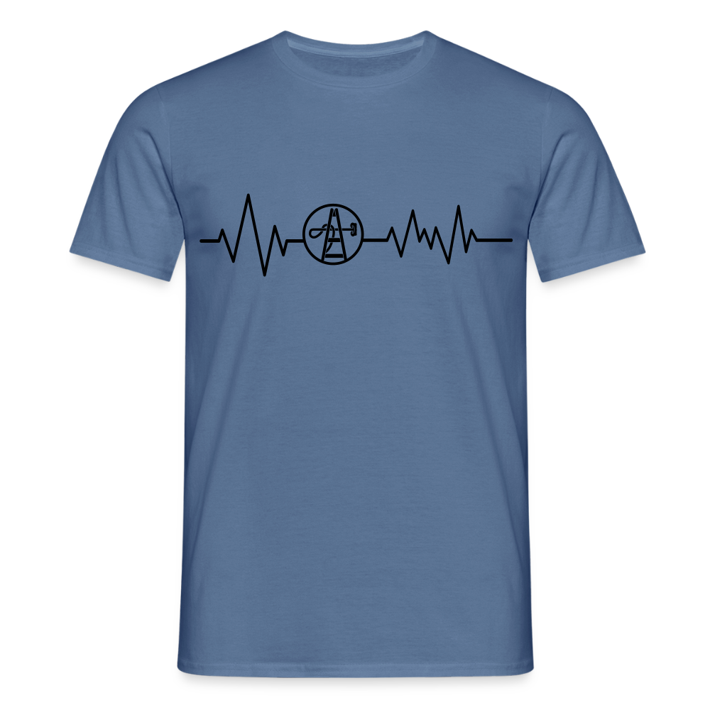 Unisex T-Shirt "Gebäudereiniger" Taubenblau Männer T-Shirt
