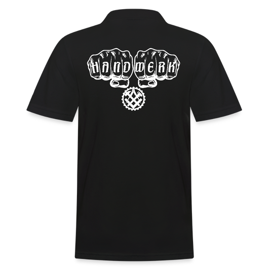 Männer Poloshirt "Mechaniker" - Schwarz