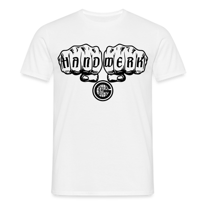 Unisex T-Shirt "Gerüstbauer" Weiß Männer T-Shirt