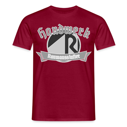 Unisex T-Shirt "Raumausstatter" Ziegelrot Männer T-Shirt