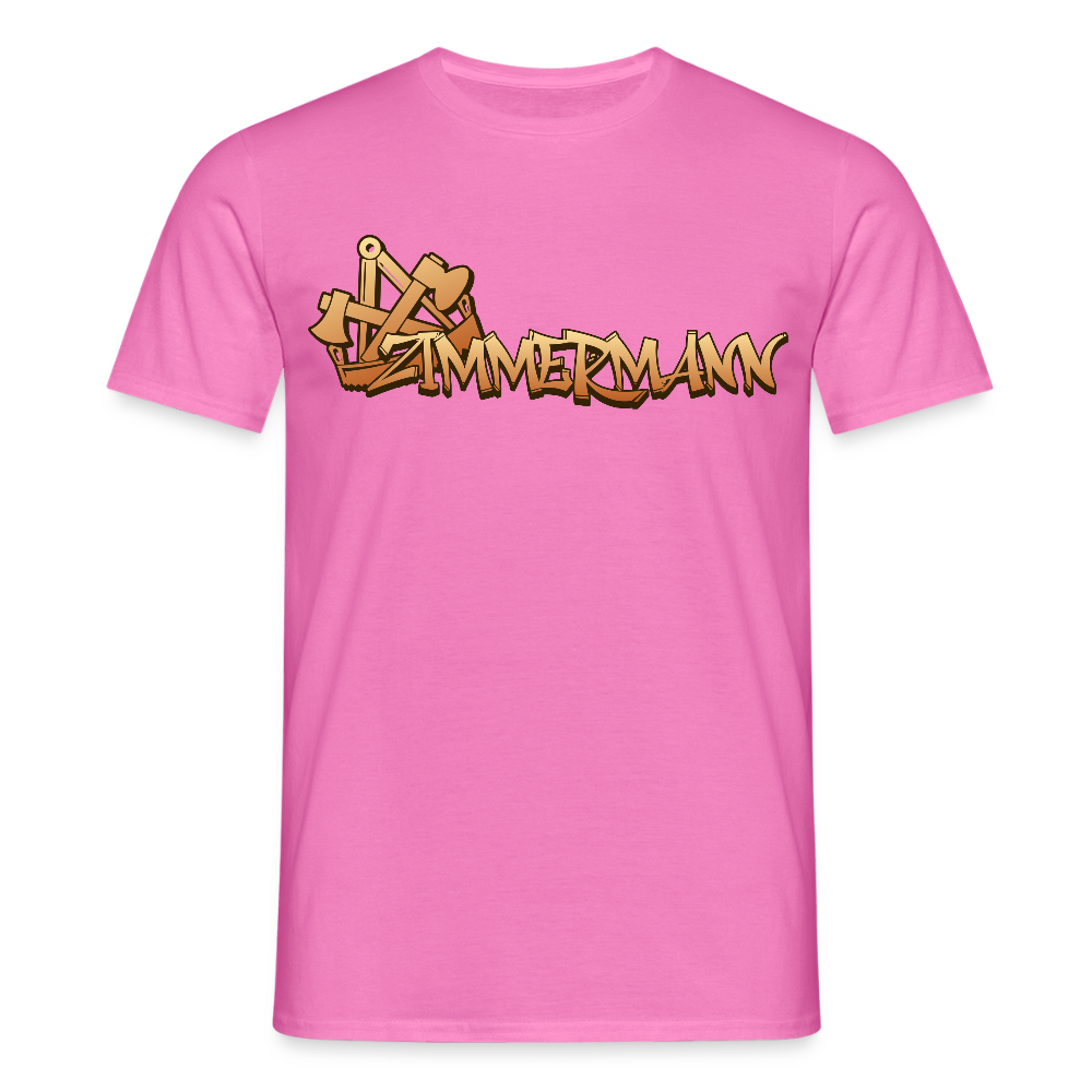 Unisex T-Shirt "Zimmermann" Pink Männer T-Shirt