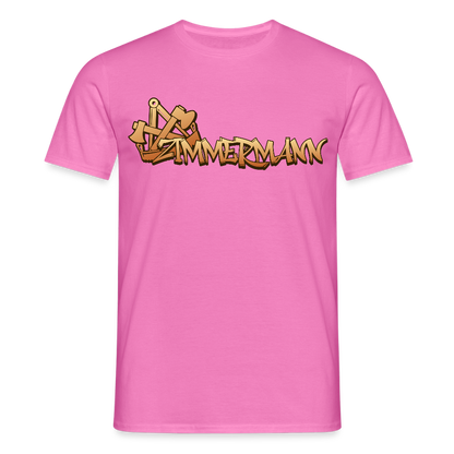 Unisex T-Shirt "Zimmermann" Pink Männer T-Shirt