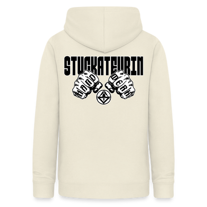 Frauen Hoodie "Stuckateurin" (beidseitig beruckt) Vanille-Milchshake Frauen Hoodie