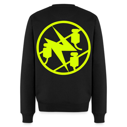 Unisex Premium Pullover "Elektriker" neongelb Schwarz Männer Premium Pullover