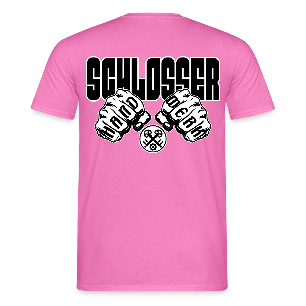 Unisex T-Shirt "Schlosser" Pink Männer T-Shirt