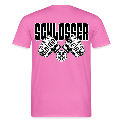 Unisex T-Shirt "Schlosser" Pink Männer T-Shirt