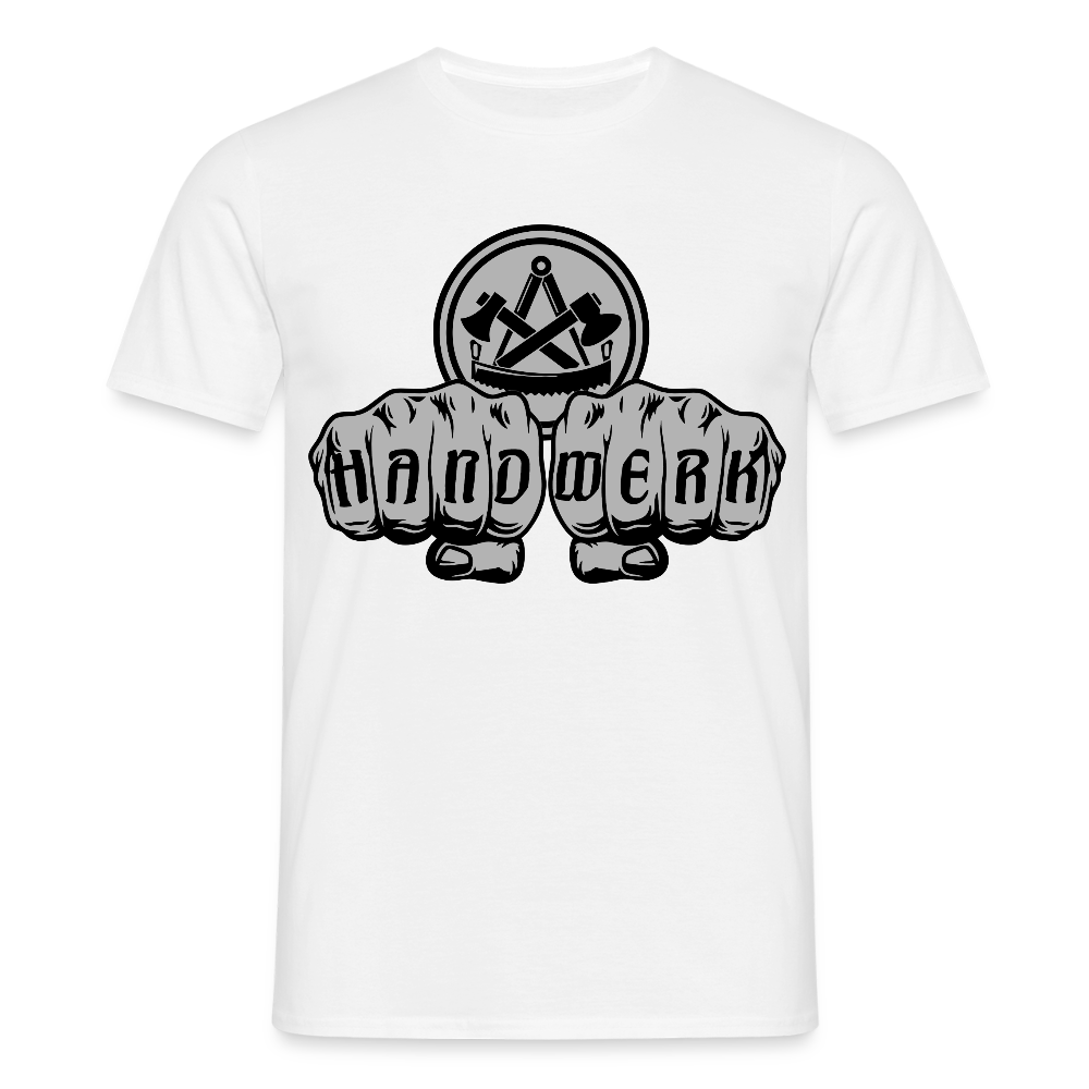 Unisex T-Shirt "Zimmermann" Weiß Männer T-Shirt