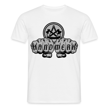 Unisex T-Shirt "Zimmermann" Weiß Männer T-Shirt