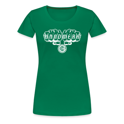 Frauen Premium T-Shirt "Gerüstbauer" - Kelly Green