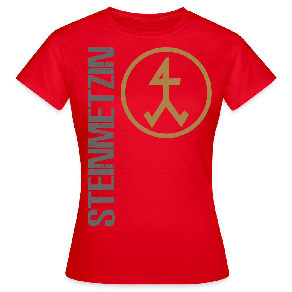 Frauen T-Shirt "Steinmetzin" Rot Frauen T-Shirt