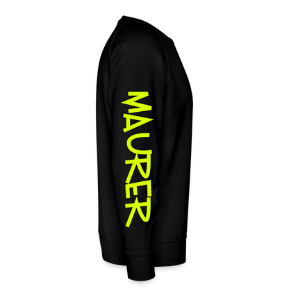 Unisex Premium Pullover "Maurer" neongelb Männer Premium Pullover