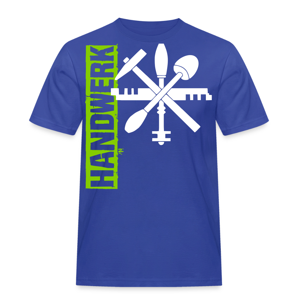 Unisex Workwear T-Shirt "Glaser" Royalblau Männer Workwear T-Shirt