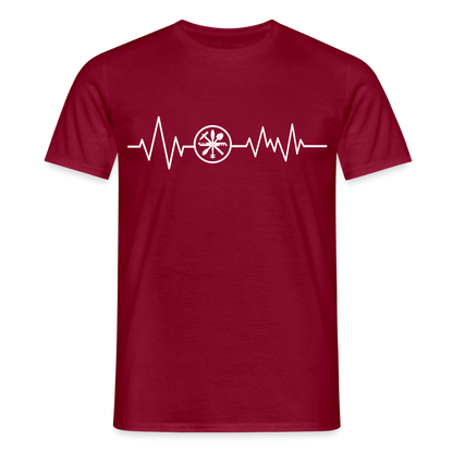 Unisex T-Shirt "Glaser" Ziegelrot Männer T-Shirt