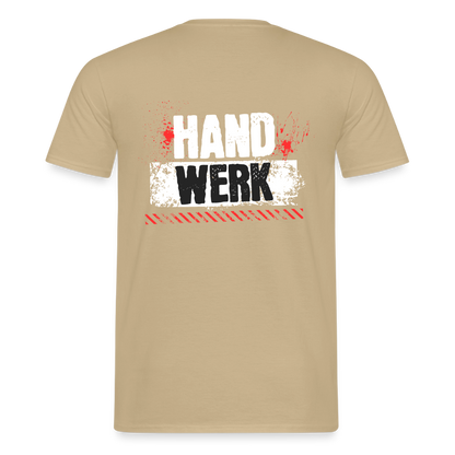 Unisex Handwerk T-Shirt von Spreadconnect, hinten bedruckt, aus weichem Stoff, bequemes Männer T-Shirt in neutraler Farbe