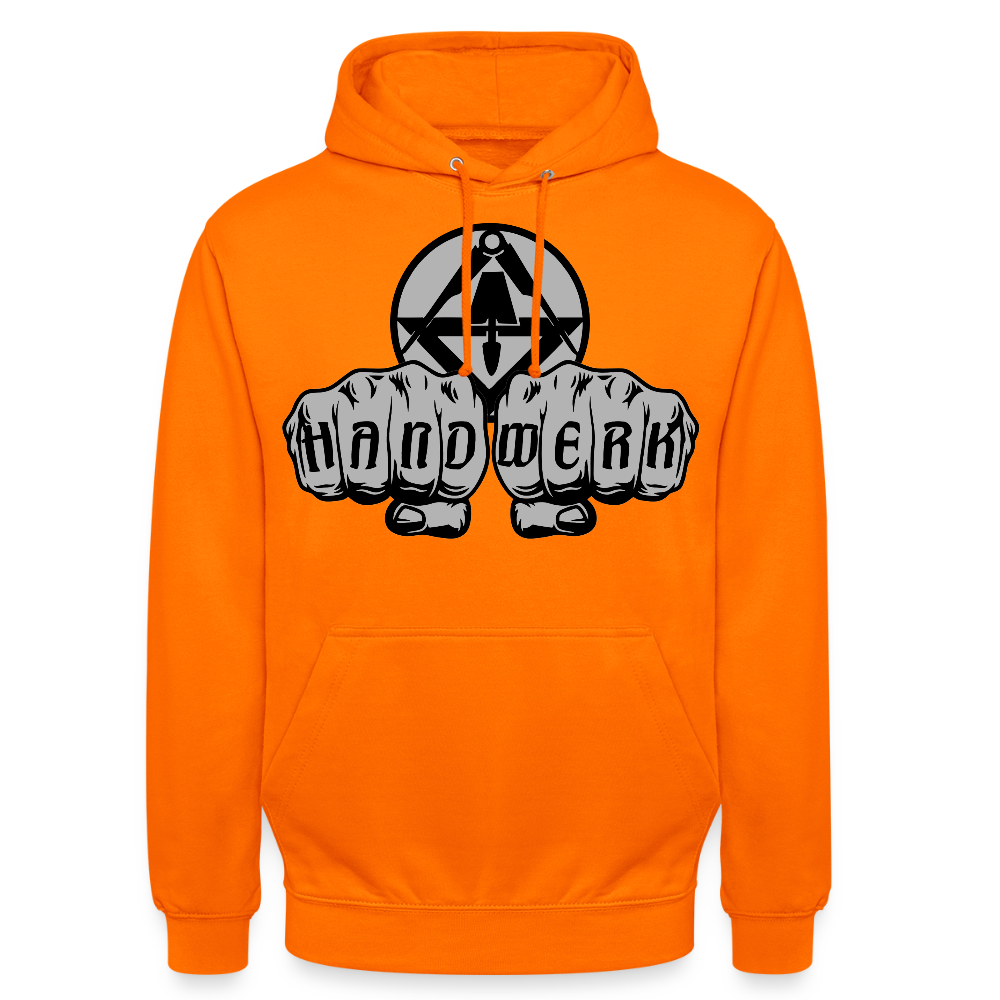 Unisex Hoodie "Stuckateur" Orange Unisex Hoodie
