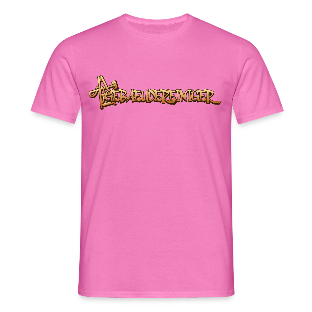 Unisex T-Shirt "Gebäudereiniger" Pink Männer T-Shirt